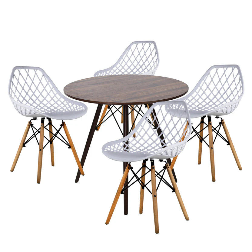 Comedor Mesa Oslo 80 + 4 Sillas Vento