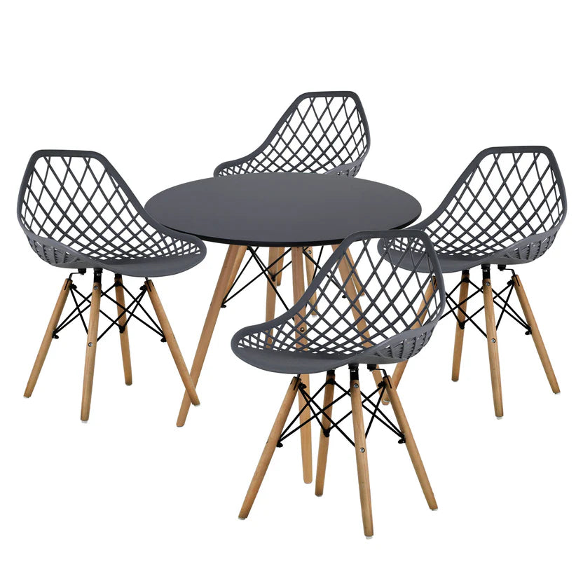 Comedor Mesa Oslo 80 + 4 Sillas Vento