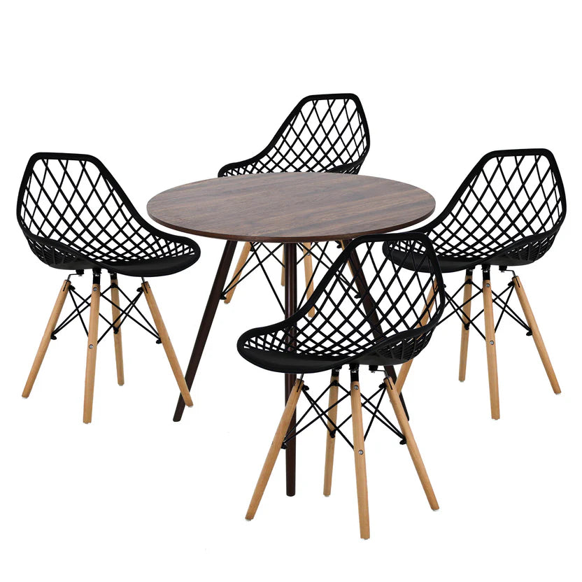 Comedor Mesa Oslo 80 + 4 Sillas Vento