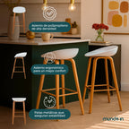 Set de 2 Bancos Altos Arezzo