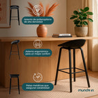 Set de 2 Bancos Altos Arezzo