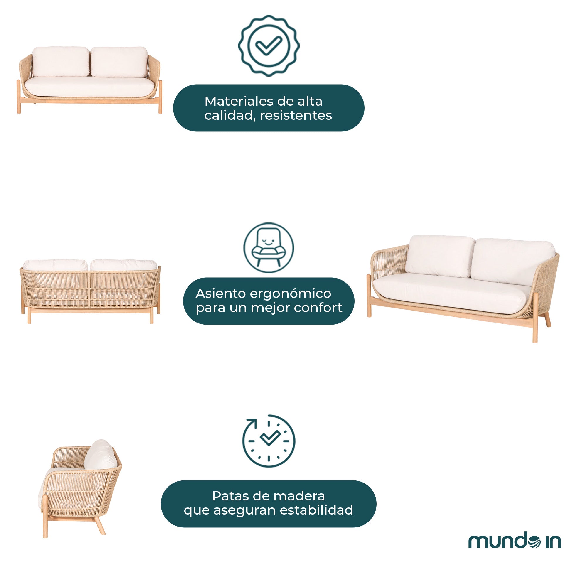 Sofa Loveseat Bequia