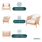 Sillon Individual para Exterior Bequia