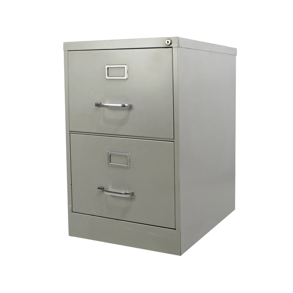 Archivero Metálico de 2 gavetas Oficio 14114 color Gris