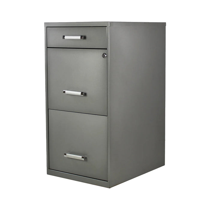 Archivero Metálico 2+1 gavetas Carta 17069 Gris