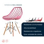 Set de 4 Sillas Oslo Vento