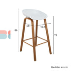 Set de 2 Bancos Altos Arezzo