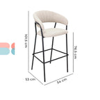 Set de 2 Bancos Caceres 75cm W29