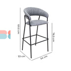 Set de 2 Bancos Caceres 75cm W29