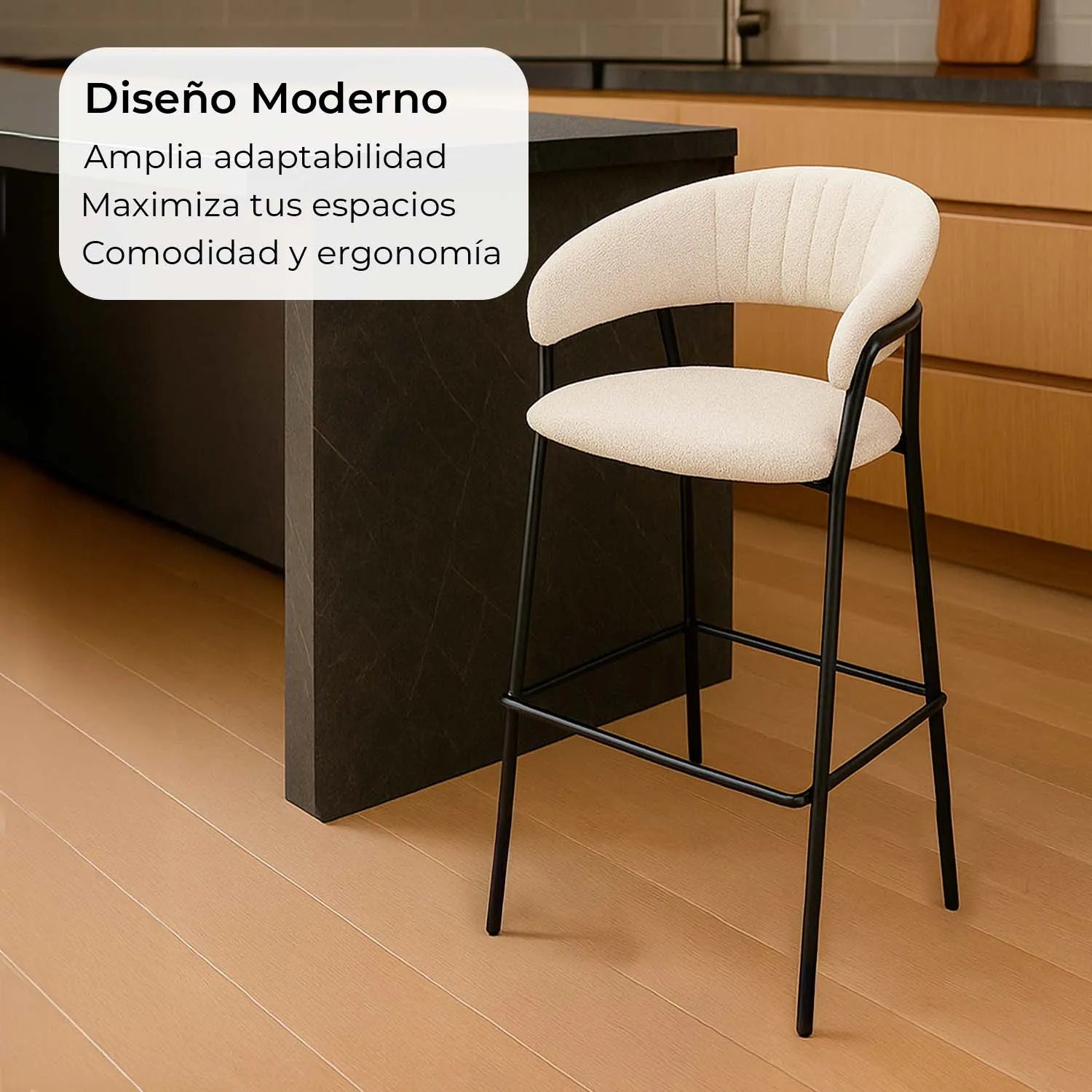 Set de 2 Bancos Caceres 75cm W29