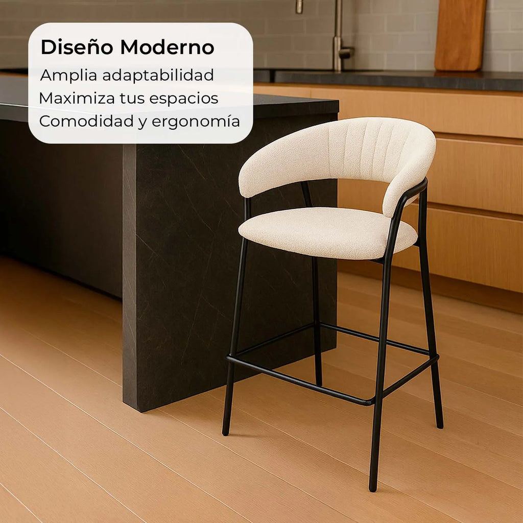 Set de 2 Bancos Caceres 65cm W29