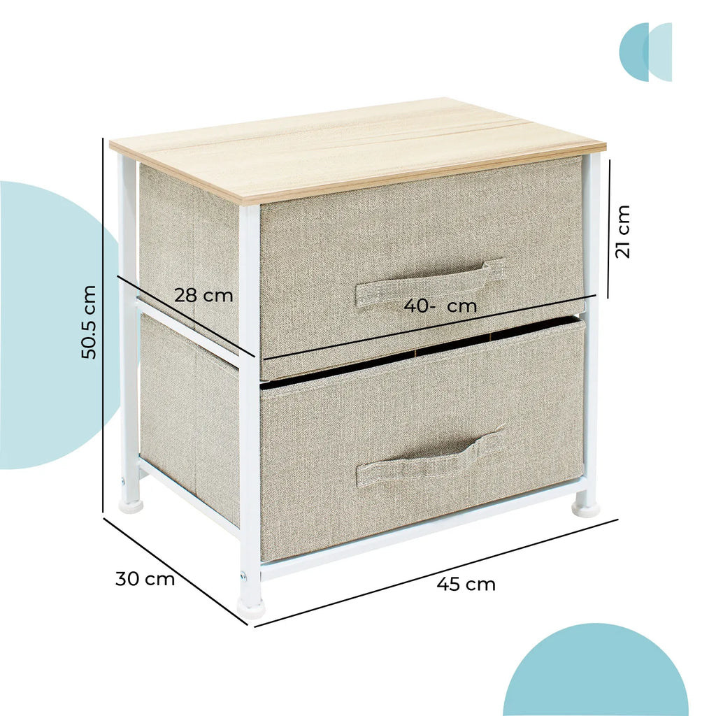 Buro Organizador Carintia 2 Cajones