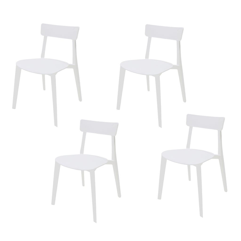 Set De 4 Silla Exterior Brianza