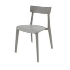 Comedor Mesa Cuadrada Lodi + 4 Sillas Brianza para exterior o comercio