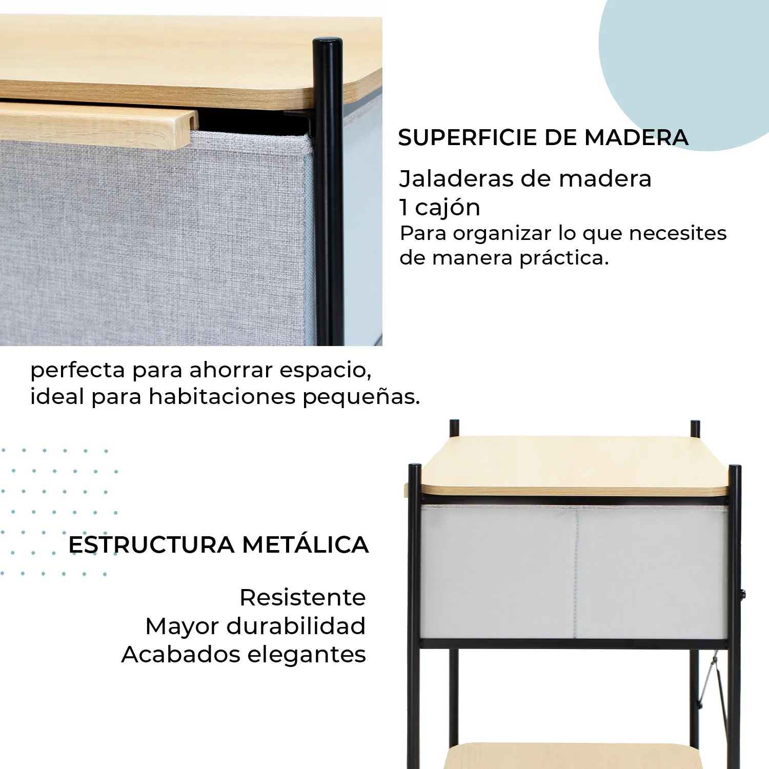 Buró Organizador Pilsen 1 Cajones