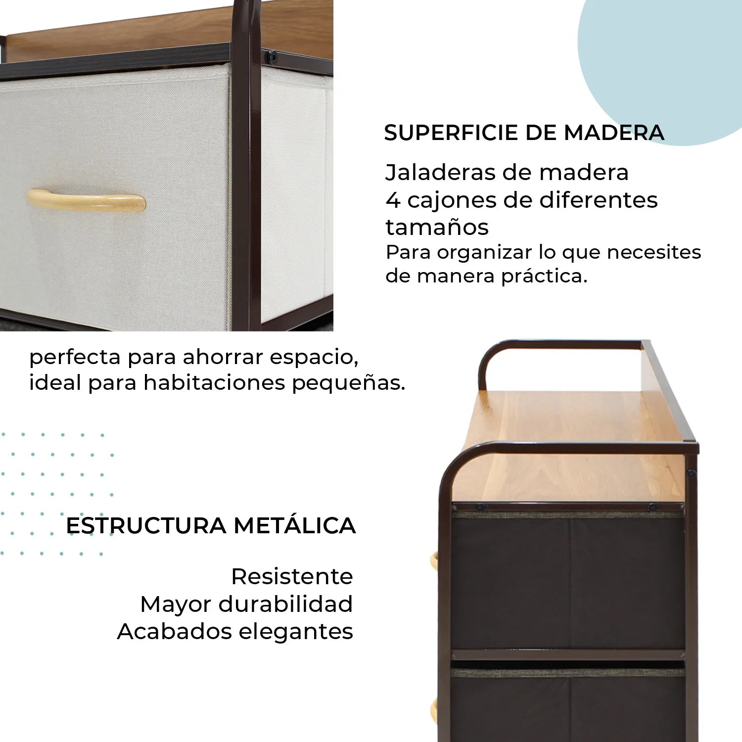 Cajonera Organizador Banska 4 Cajones