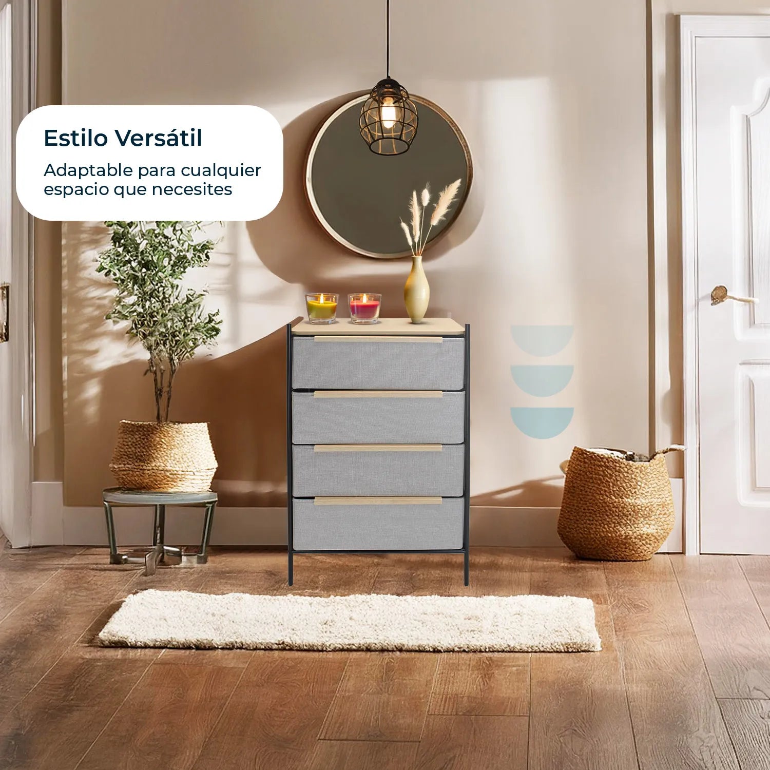 Cajonera Organizador Pilsen 4 Cajones