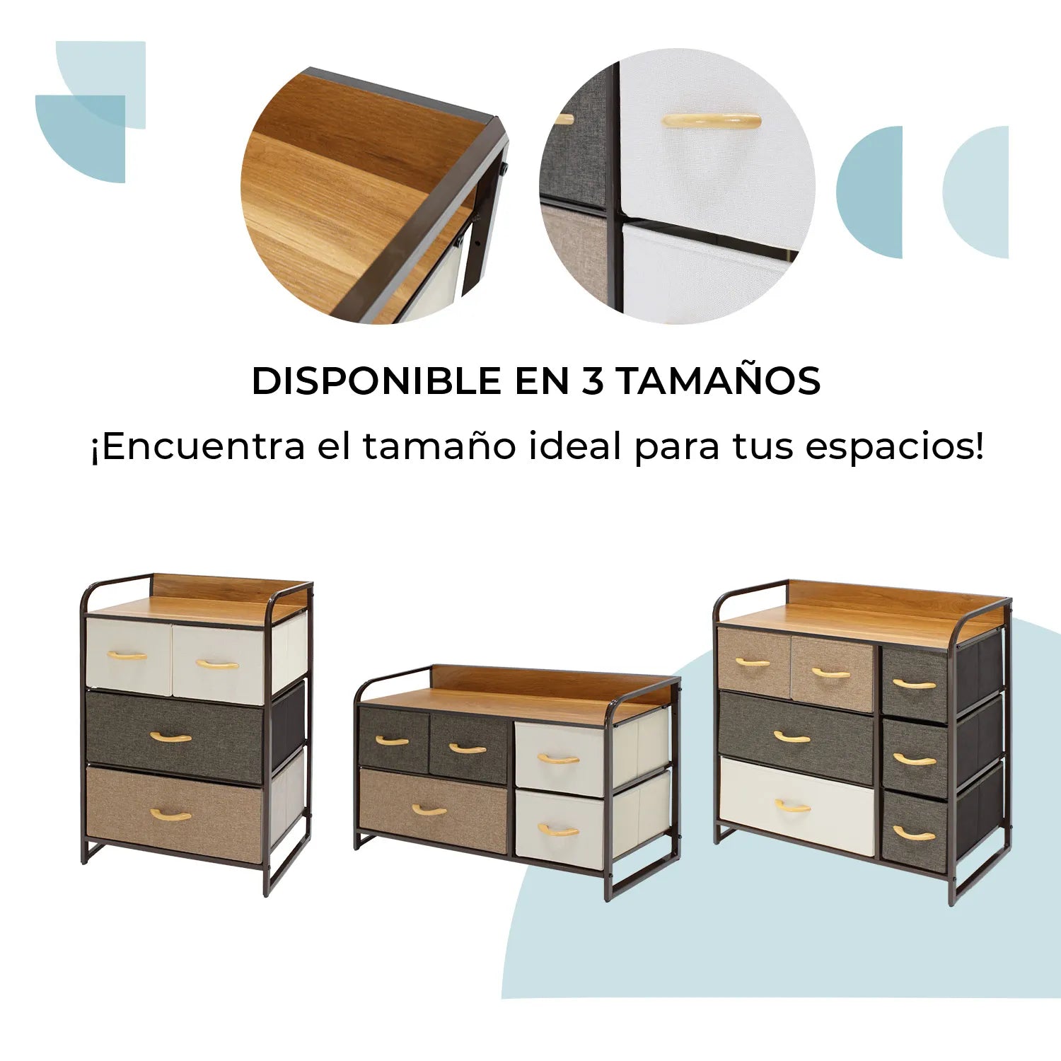Credenza Organizador Banska 5 Cajones