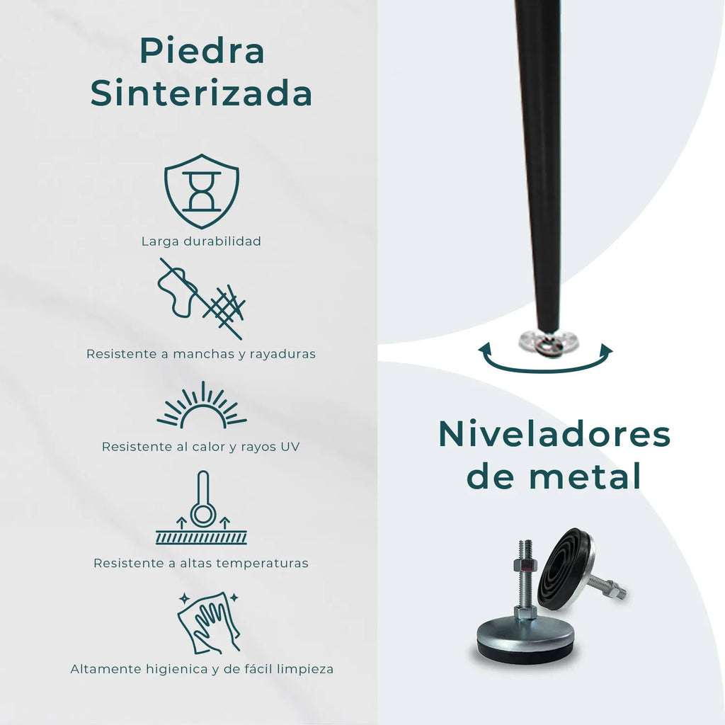 Mesa de Comedor Rectangular Sora