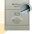 Archivero Metálico de 2 gavetas Oficio 14114 color Gris