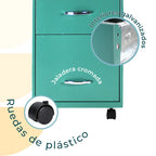 Archivero Metálico 2+1 gavetas Carta móvil 24421