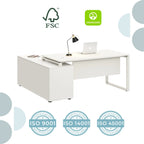 Escritorio ejecutivo Zadar 180 Lateral