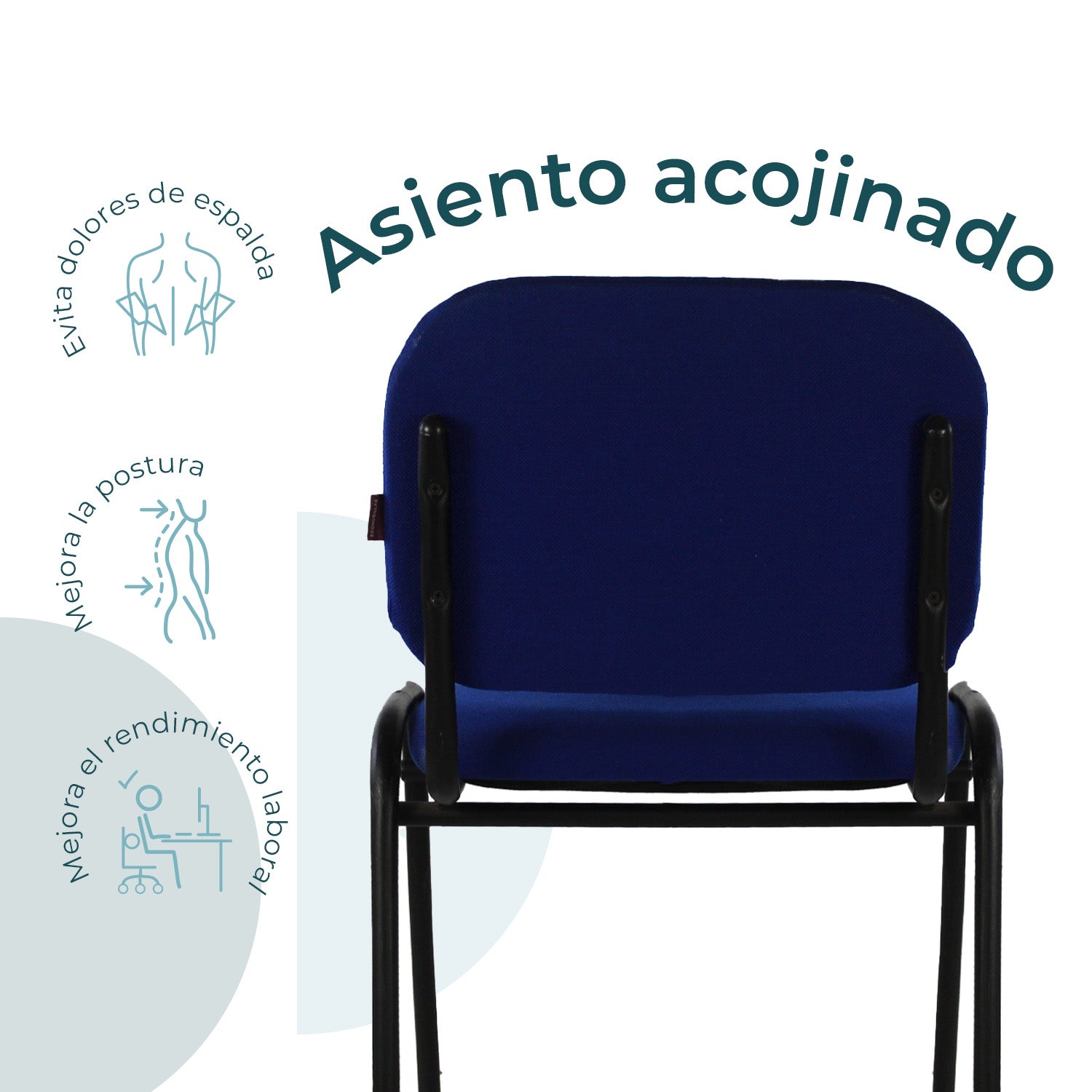 Set de 4 Sillas Fijas Tela 104Z