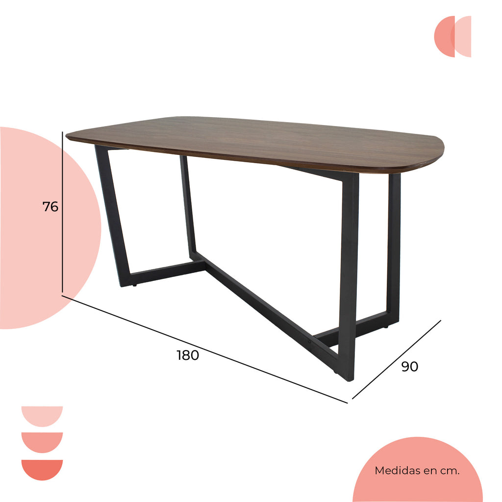 Mesa Comedor Rectangular Amalfi 180X90