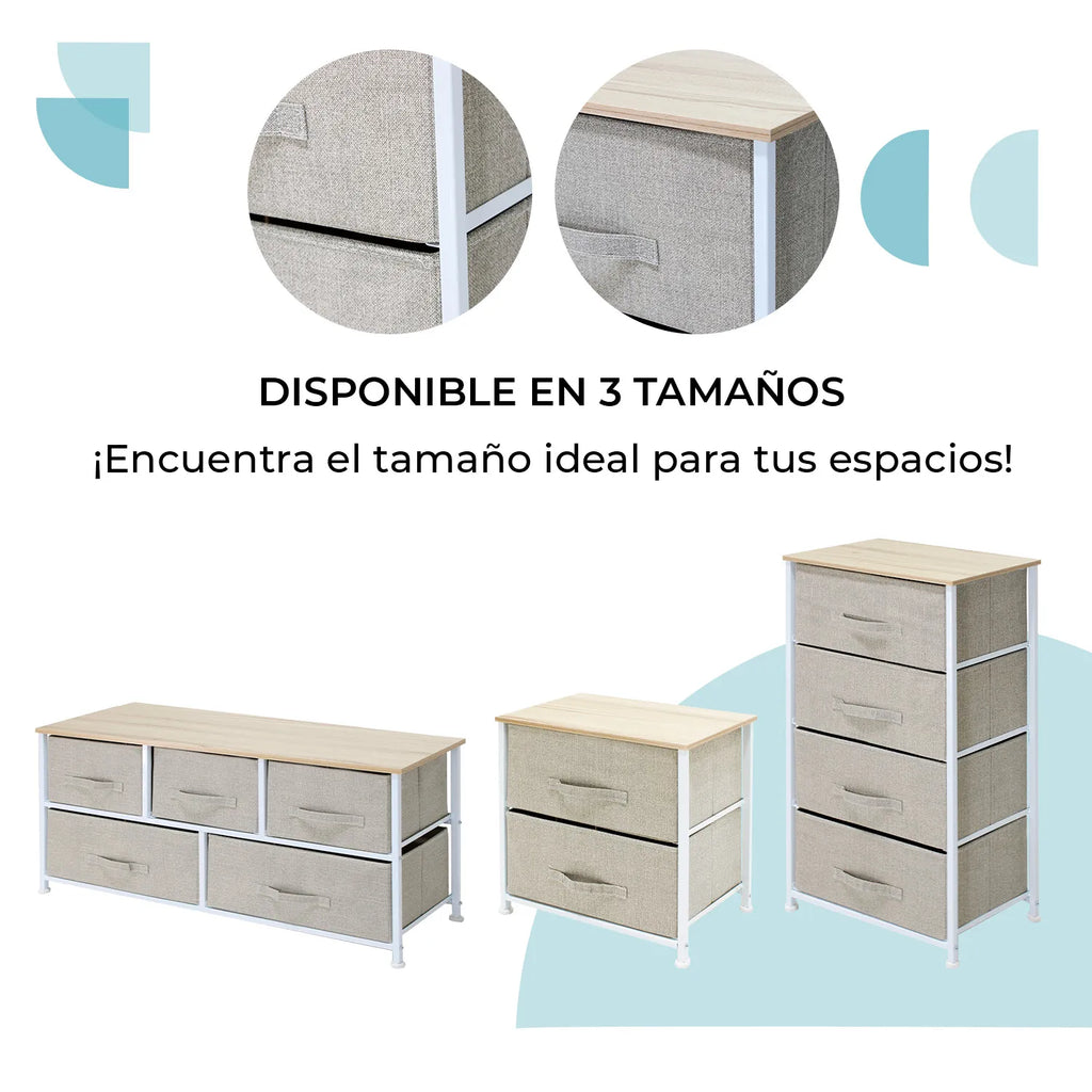 Credenza Organizador Carintia 5 Cajones