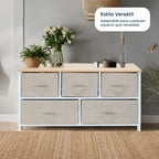 Credenza Organizador Carintia 5 Cajones