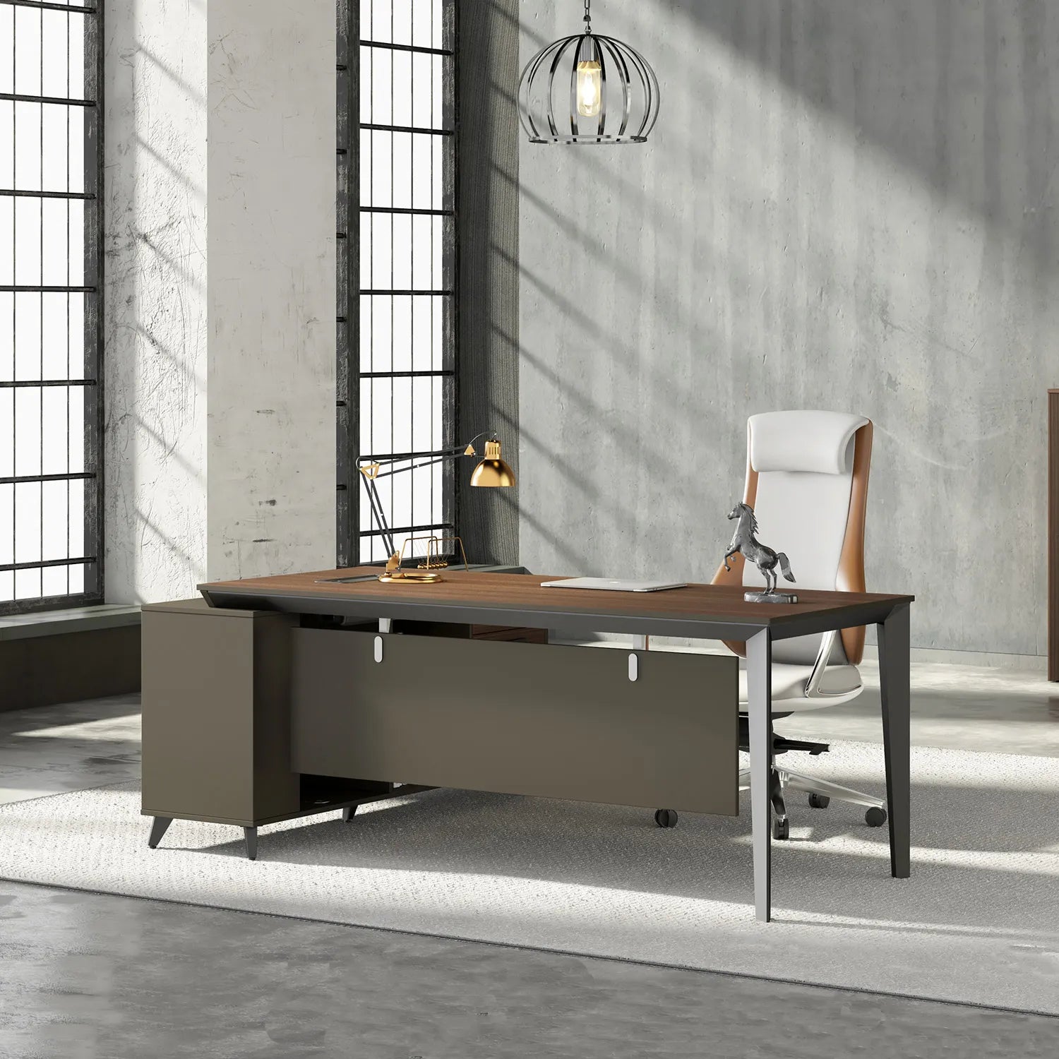 Escritorio ejecutivo Cracovia 160 Lateral