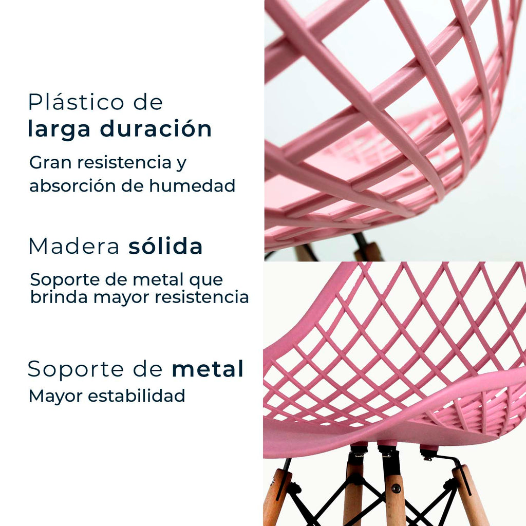 Set de 4 Sillas Oslo Vento