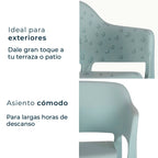Set de 4 Sillas Capri