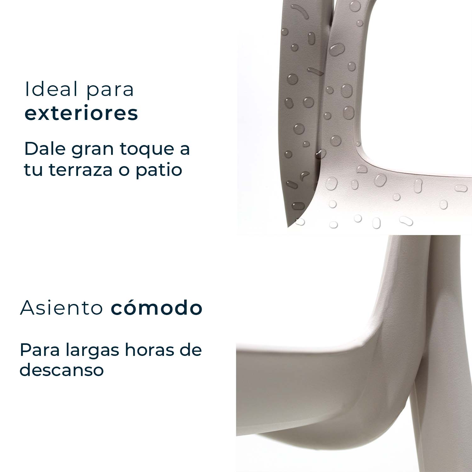 Set De 4 Silla Exterior Asti