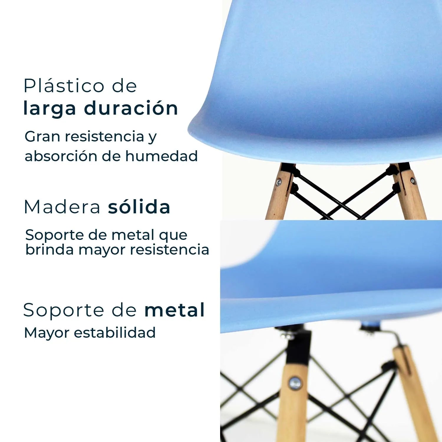 Set de 2 Sillas Oslo Eames