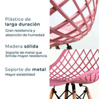 Comedor Mesa Oslo Cristal T8 + 4 Sillas Vento