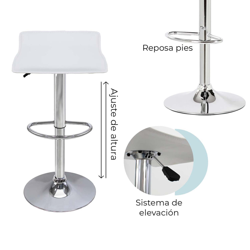 Set De 2 Bancos Altos Sion