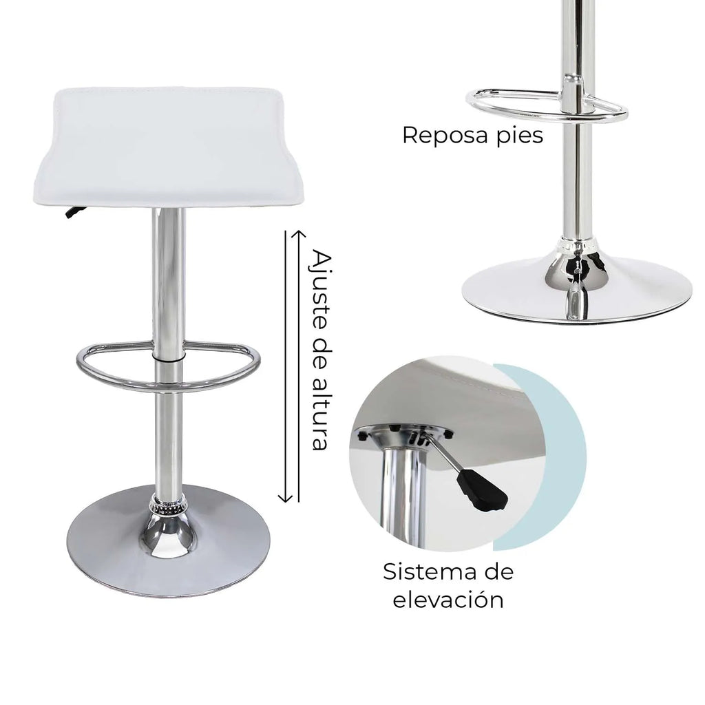 Set De 2 Bancos Altos Sion