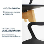 Set de 4 sillas Moura