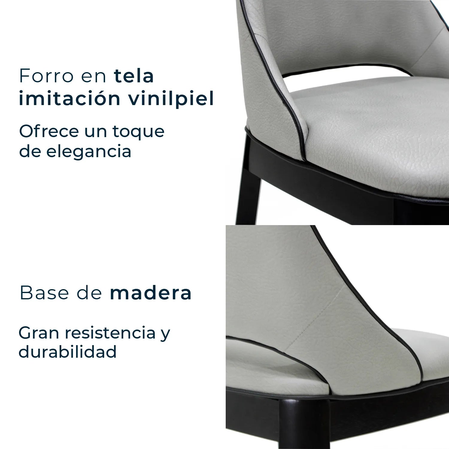 Silla de comedor Branco