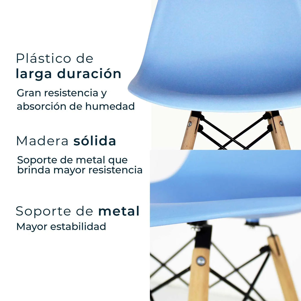 Set de 2 Sillas Oslo Eames