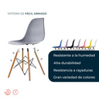 Set de 4 Sillas Oslo