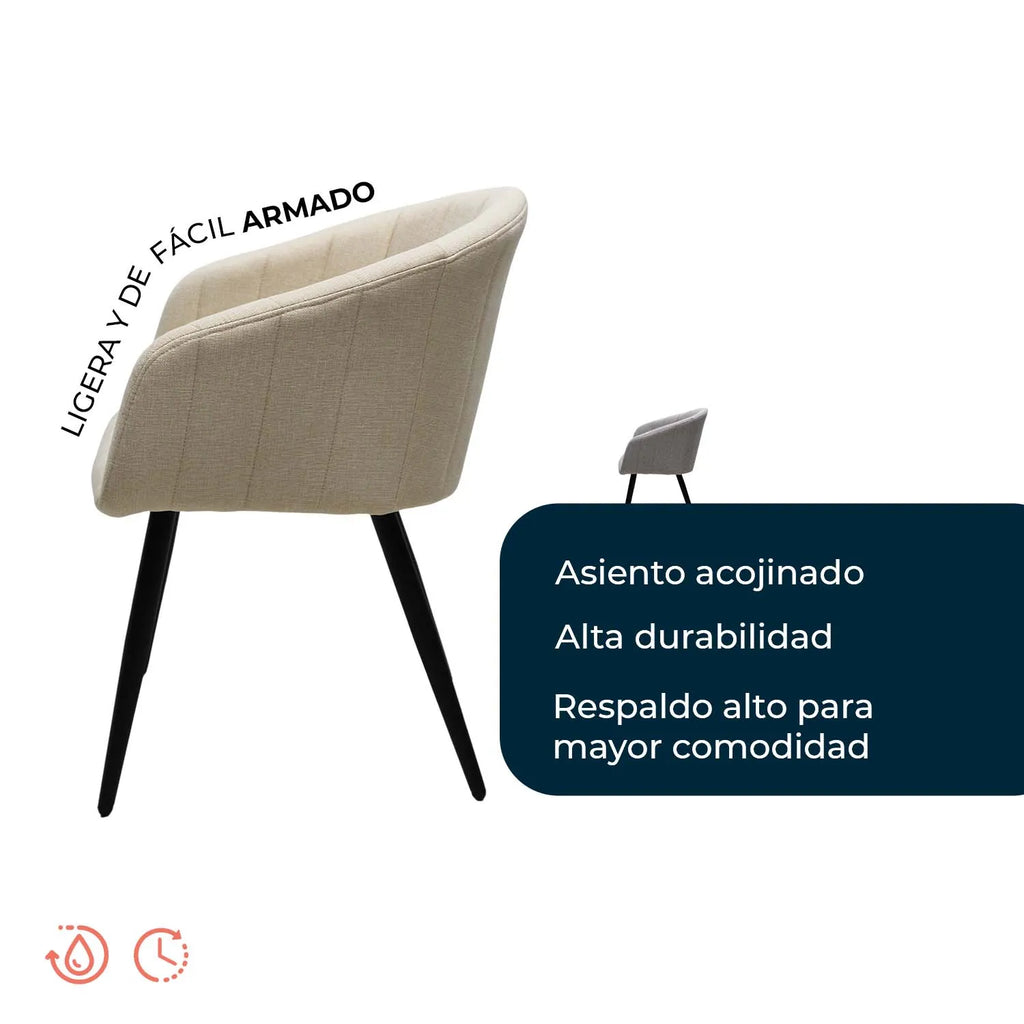 Set de 2 Sillas Burgos