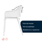 Set de 4 Sillas Capri