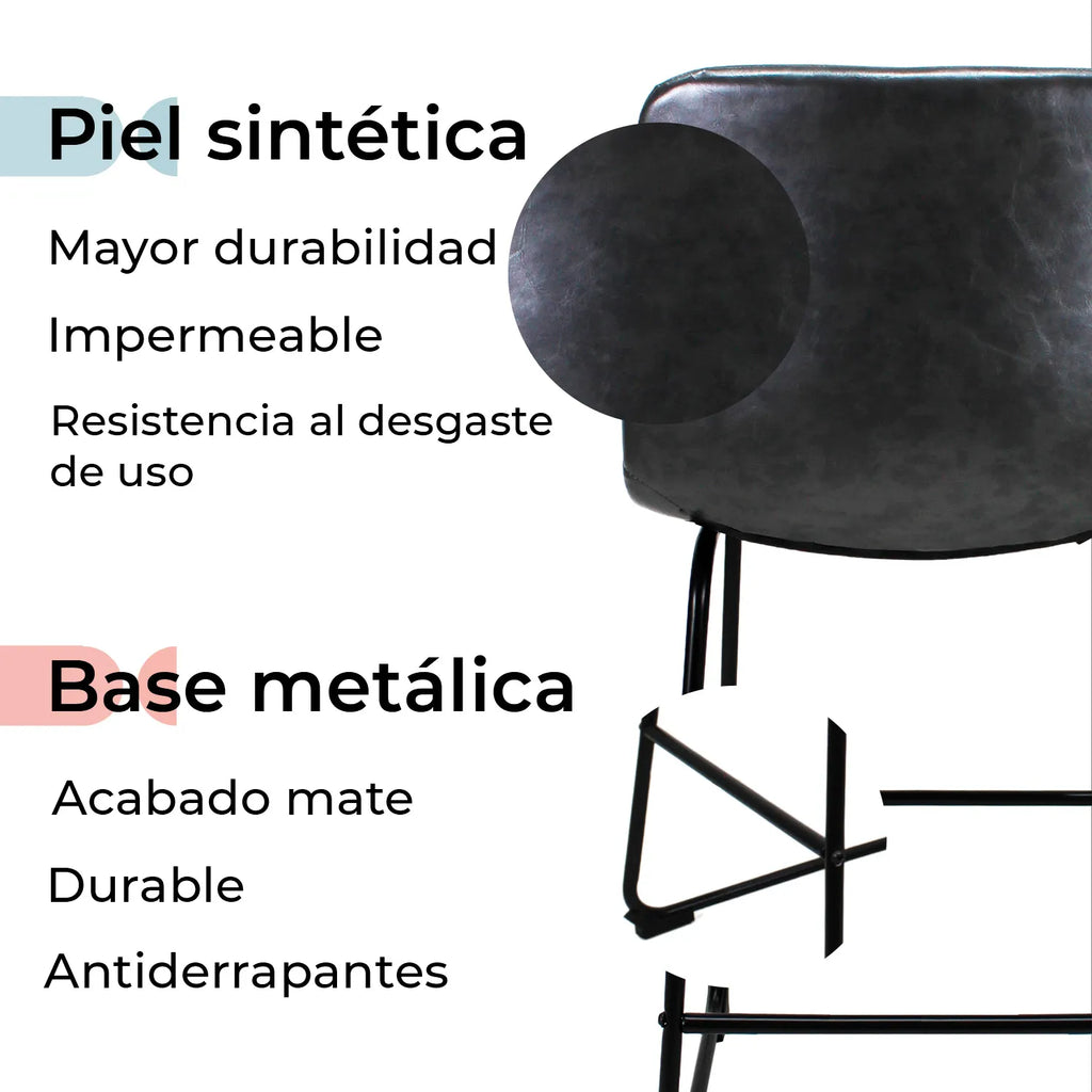 Set de 2 Bancos Phoenix  65cm