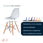 Set de 4 Sillas Oslo