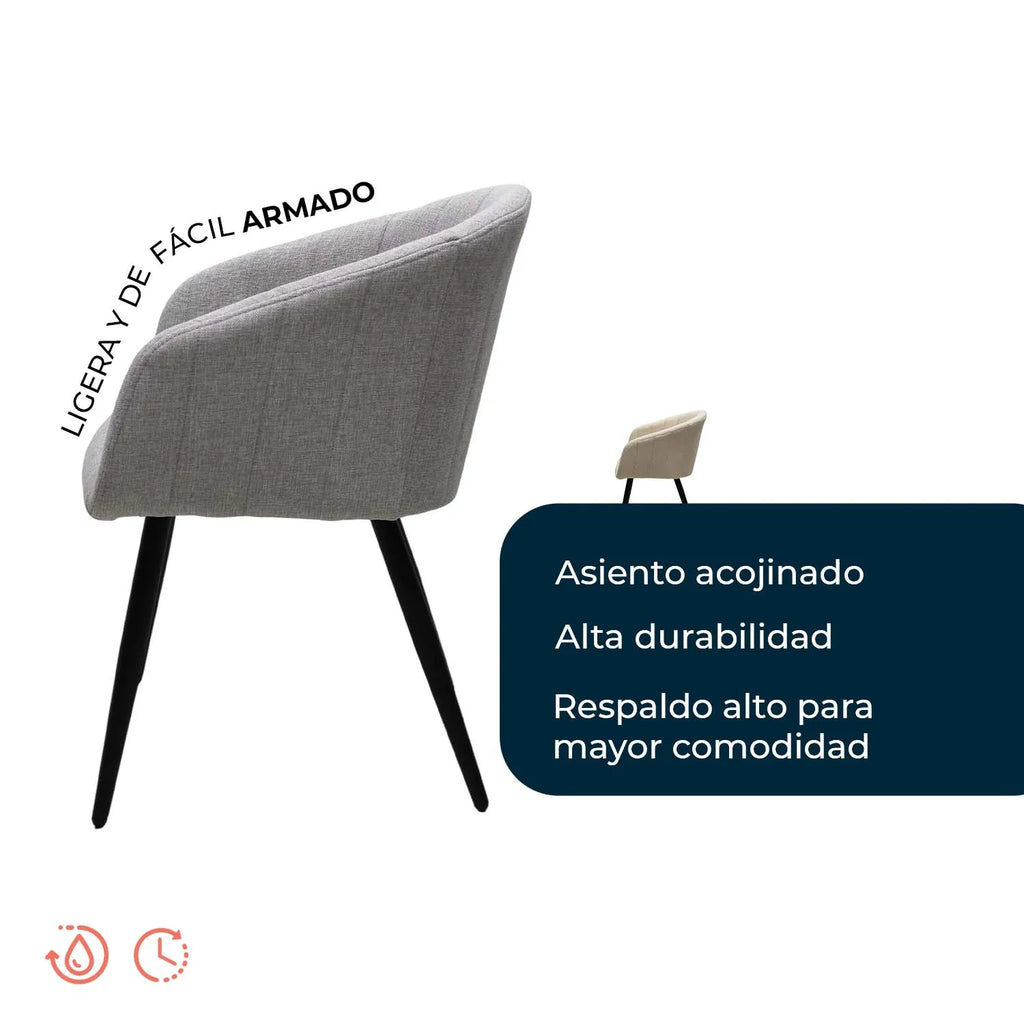 Set de 2 Sillas Burgos