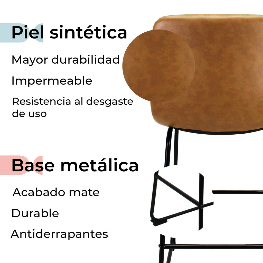 Set de 2 Bancos Phoenix  65cm