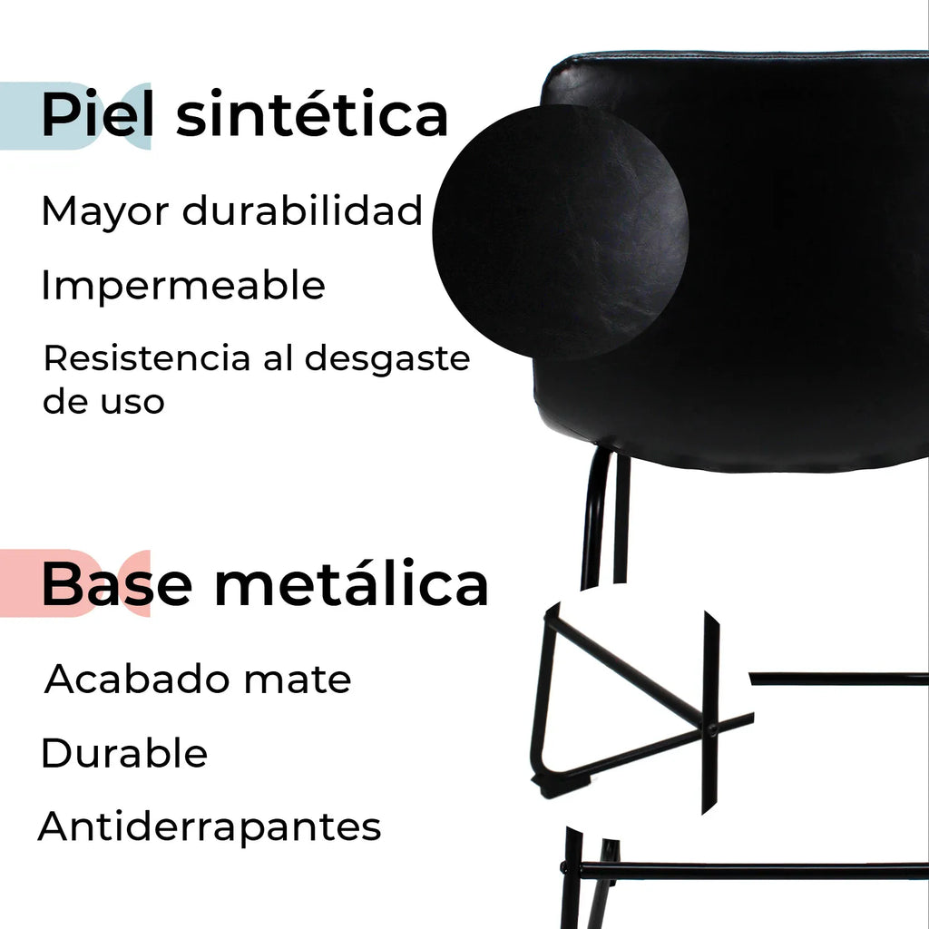 Set de 2 Bancos Phoenix  65cm