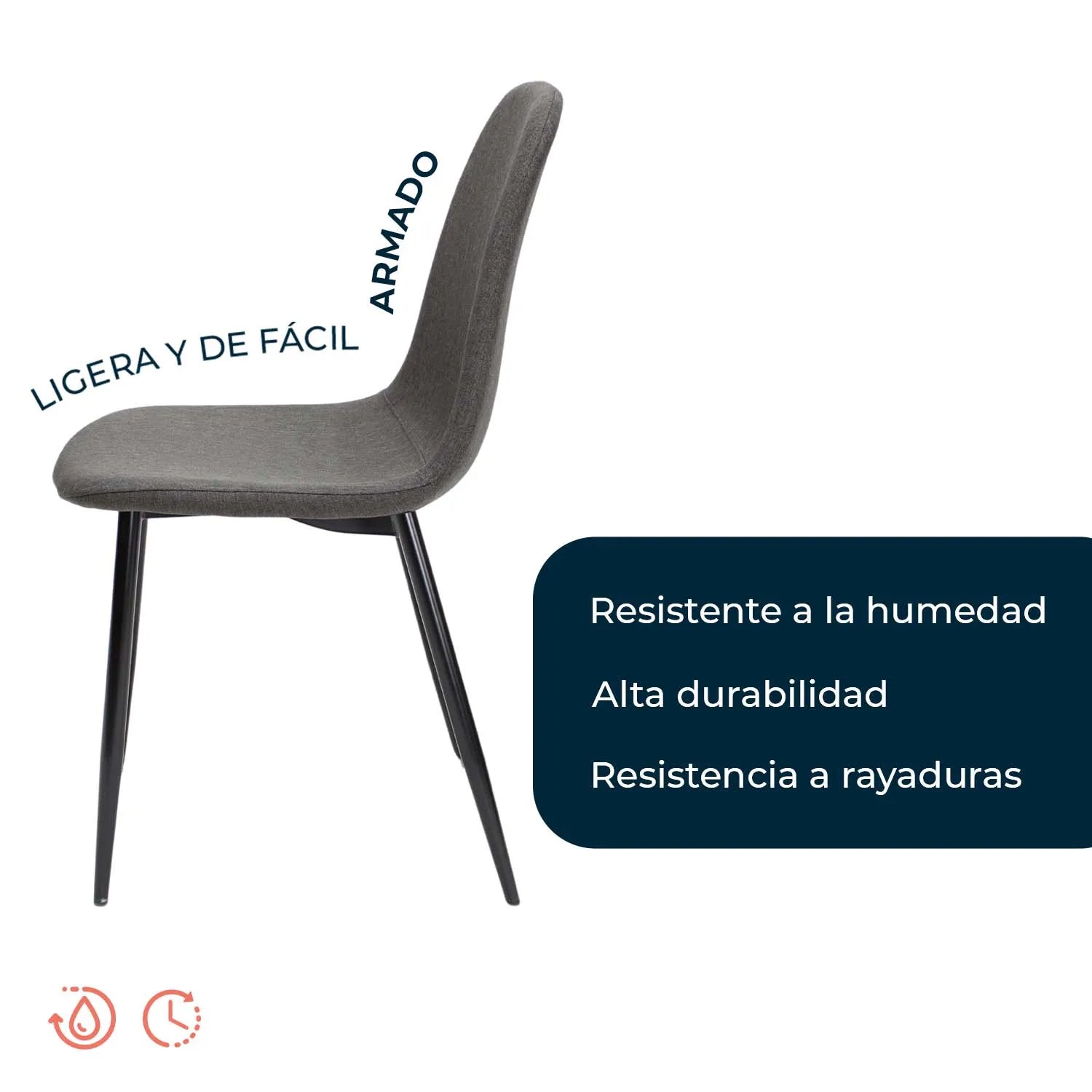 Set de 4 Sillas Hogar Murcia